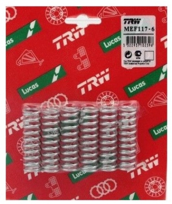 TRW Lucas MEF117-6 пружины сцепления комплект для мотоциклов Yamaha WR 450, YFZ450, FZ6 600, XJ6 600, YZF 600/750, FZR 750/1000, TDM 850, XTZ 750 