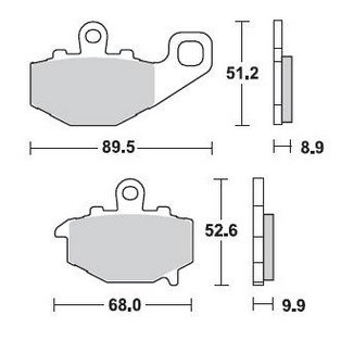 Тормозные колодки BRAKING 775CM56