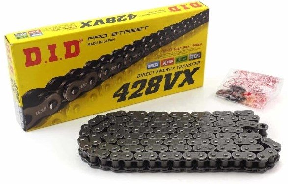 Цепь приводная DID 428VX-130 звеньев, X-Ring