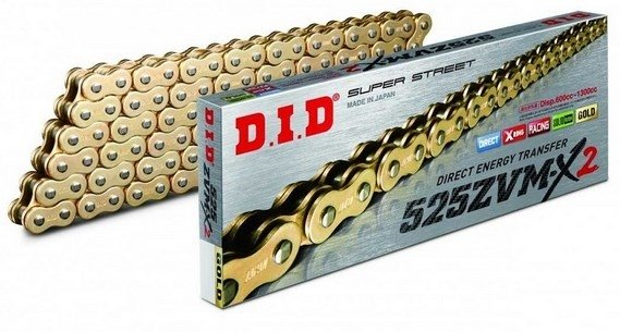 Цепь приводная DID 525ZVM-X2 G&G-116ZB звеньев