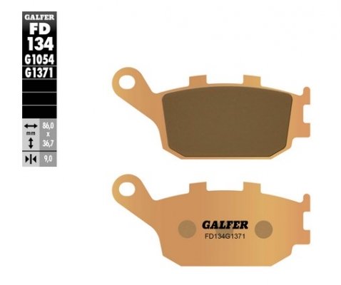 Колодки тормозные дисковые Galfer FD134G1371 (MCB634)