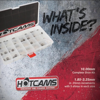 Набор регулировочных шайб Hot Cams HCSHIM31 диаметр 10мм от 1.85мм до 3.25мм(шаг 0,05)