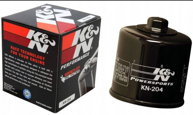 Масляный фильтр K&N для мотоциклов KN-204