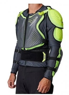 Защита тела FOX TITAN SPORT JACKET Dark Shadow, размер S, серый / желтый цвет
