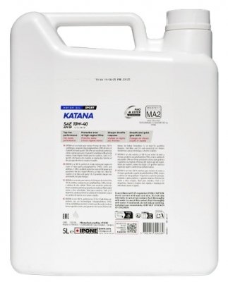 Масло моторное IPONE Katana 10W40 5 литров Масло моторное IPONE Katana 10W40 5 литров