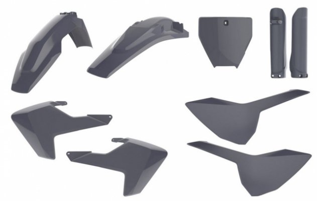 Набор пластика Polisport ENDURO kit для HUSQVARNA TE/FE/TPI 2017-2019 цвет Nardo Grey (90898)