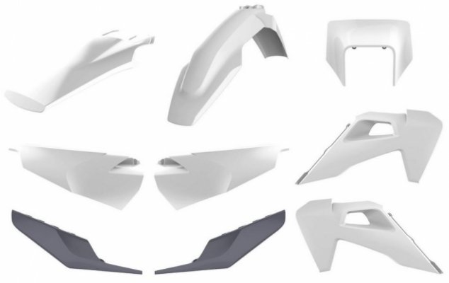 Набор пластика Polisport ENDURO kit для HUSQVARNA TE/FE 2020-2022 цвет White (91021)