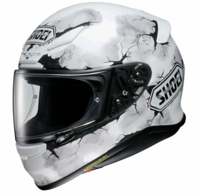 Мотошлем Shoei Nxr Ruts TC-6 White-Black S