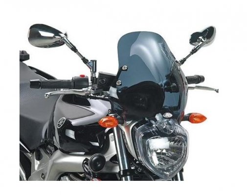 Ветровое стекло Kappa 140DK для YAMAHA FZ6 2004-2006, дымчатое, 35 x 36 см