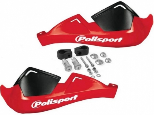 Polisport  8305100032 Handguard Integral Evolution - универсальная защита рук, цвет красный