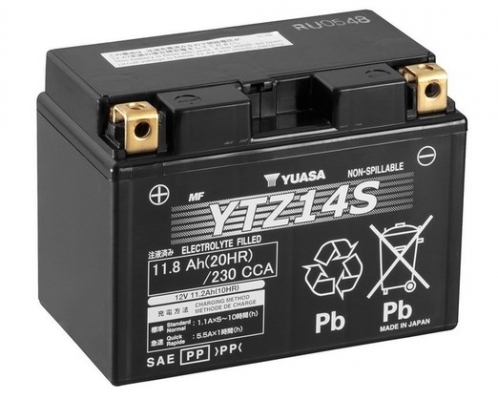 Аккумулятор Yuasa YTZ14S