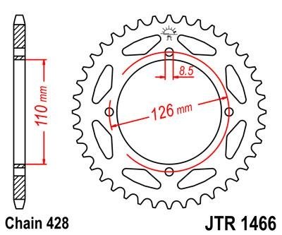 Звезда задняя JT Sprockets JTR1466.46