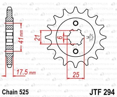 Звезда передняя JT Sprockets JTF294.14