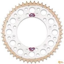 Звезда задняя Renthal Twinring 520 51z Silver