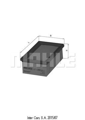 Фильтр воздушный KNECHT LX1293