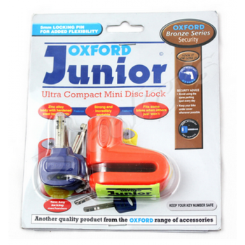 Замок на диск Oxford Junior Orange