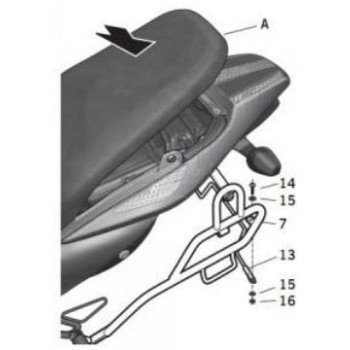 Крепление кофров боковых Shad H0TR78SF