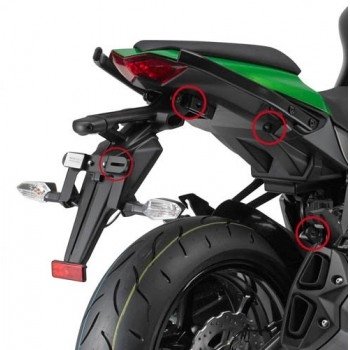 Крепеж GIVI PLXR4100 под боковые кофры KAWASAKI Z 1000 SX (11> 12)