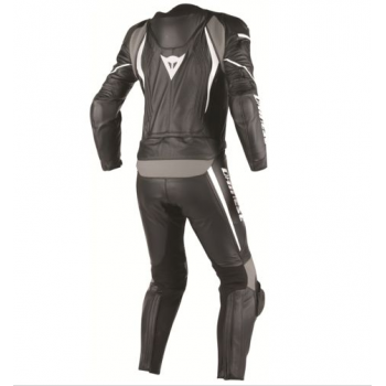 Мотокомбинезон Dainese Laguna Seca D1 Leather Black-Anthracite 50