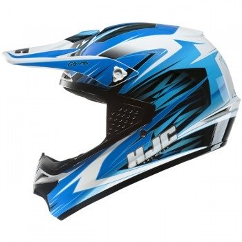 Мотошлем HJC CSMX SHATTERED MC2 Black-Blue L Мотошлем HJC CSMX SHATTERED MC2 Black-Blue L