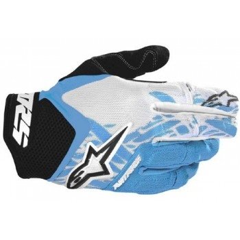 Мотоперчатки детские Alpinestars Youth Racer Black-Blue-White M