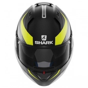 Мотошлем Shark Evo-One Krono Black-Grey-Yellow Matt S