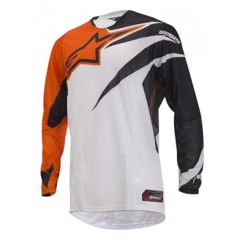 Кроссовая футболка (джерси) Alpinestars Techstar Orange-Black L