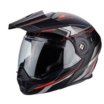 Мотошлем Scorpion ADX-1 Anima Matt Black-Rred S