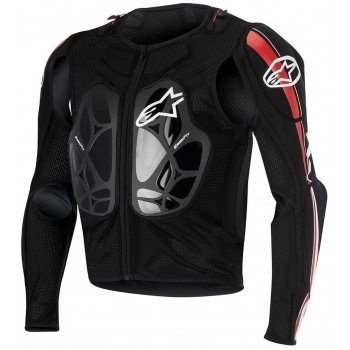 Моточерепаха Alpinestars Bionic Pro Black-Red-White XL