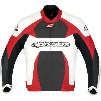 Мотокуртка Alpinestars GP PLUS (3100911) White-Red-Black 50 Мотокуртка Alpinestars GP PLUS (3100911) White-Red-Black 50