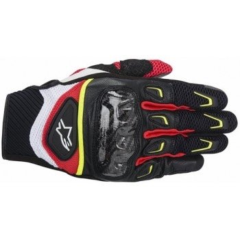 Мотоперчатки Alpinestars SMX-2 Air Carbon Black-Red-Yellow S (2014)