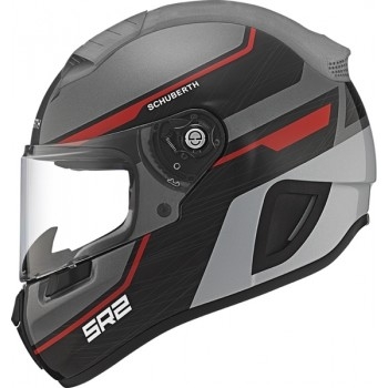 Мотошлем Schuberth SR2 Lightning Grey-Black-Red M (56-57)