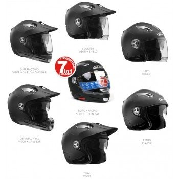 Мотошлем HJC IS-Multi Matt Black M