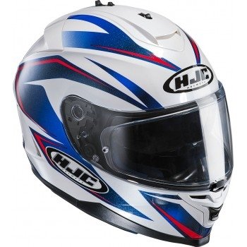 Мотошлем HJC IS-17 Osiris MC2 White-Blue XL