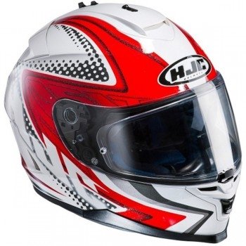 Мотошлем HJC IS-17 Tasman MC1 White-Red XL