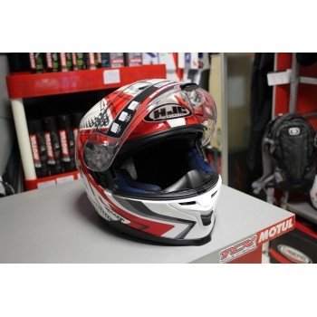Мотошлем HJC IS-17 Tasman MC1 White-Red XL