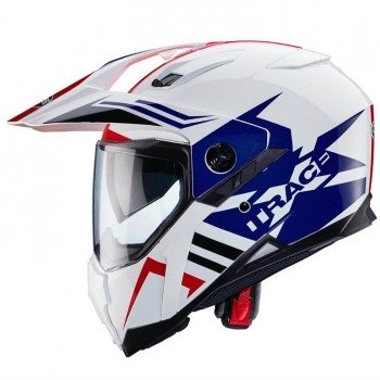 Мотошлем Caberg Xtrace Lux White-Blue-Red XL