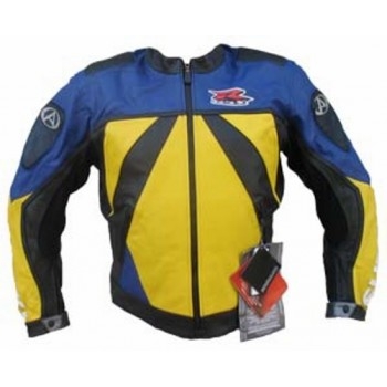 Мотокуртка Suzuki GSXR Yellow-Blue 56