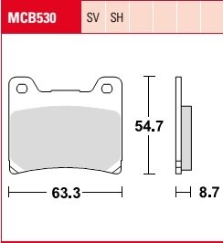 Колодки тормозные дисковые LUCAS \ TRW MCB530