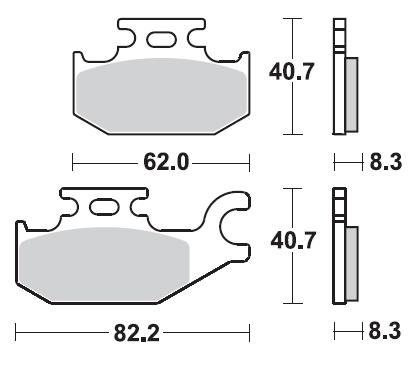 Колодки тормозные Braking BR 935CM44