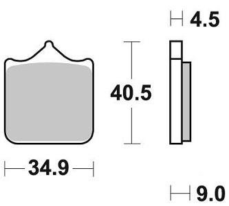 Колодки тормозные Braking BR 947CM66