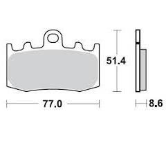 Колодки тормозные Braking BR 892CM55