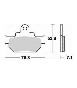 Колодки тормозные Braking BR 817SM1