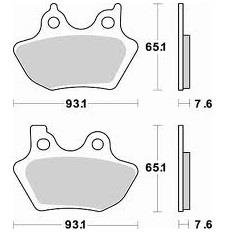 Колодки тормозные Braking BR 843SM1