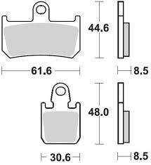 Колодки тормозные Braking BR 928CM55