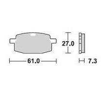 Колодки тормозные Braking BR 744SM1