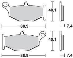 Колодки тормозные Braking BR 924SM1