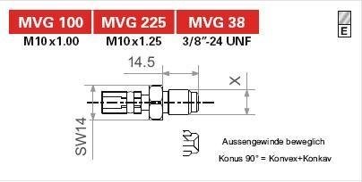 Фитинг LUCAS MVG100E