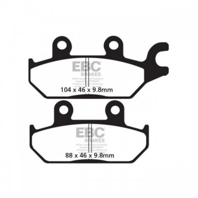 Колодки тормозные дисковые EBC FA642R