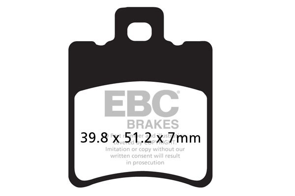 Колодки тормозные дисковые EBC SFA193HH